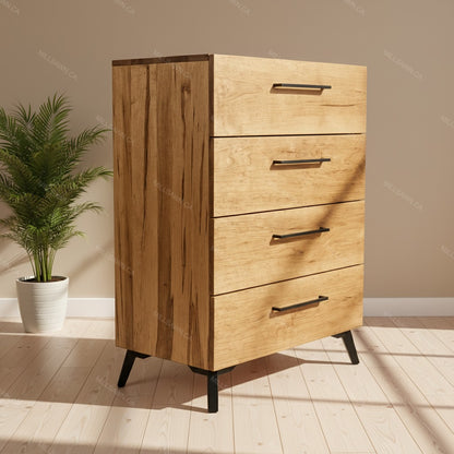 Cane Solid Wood Chest | Highboy