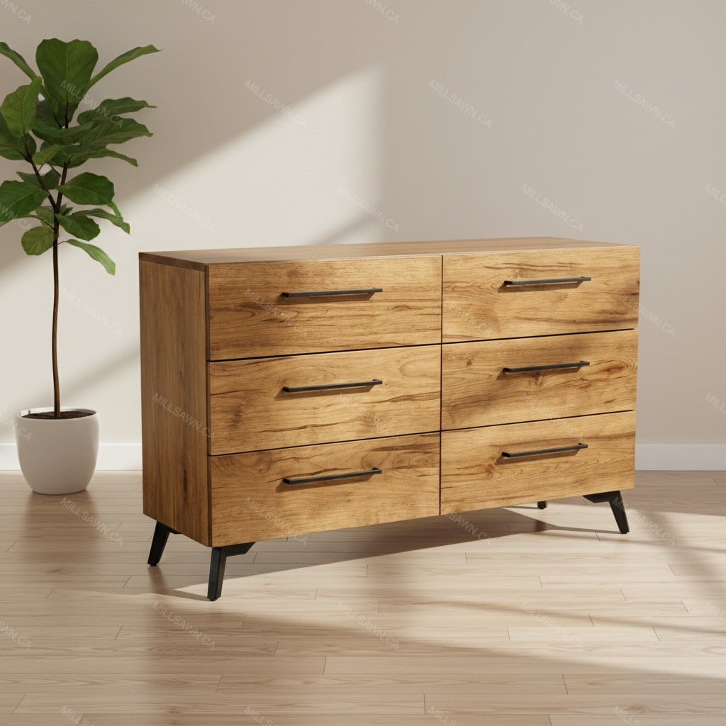 Cane Solid Wood Dresser