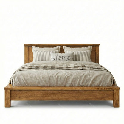 Nara Solid Wood Platform Bed