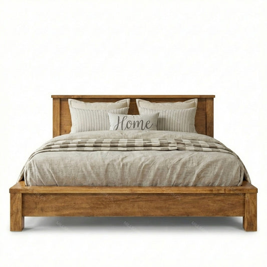Nara Solid Wood Platform Bed