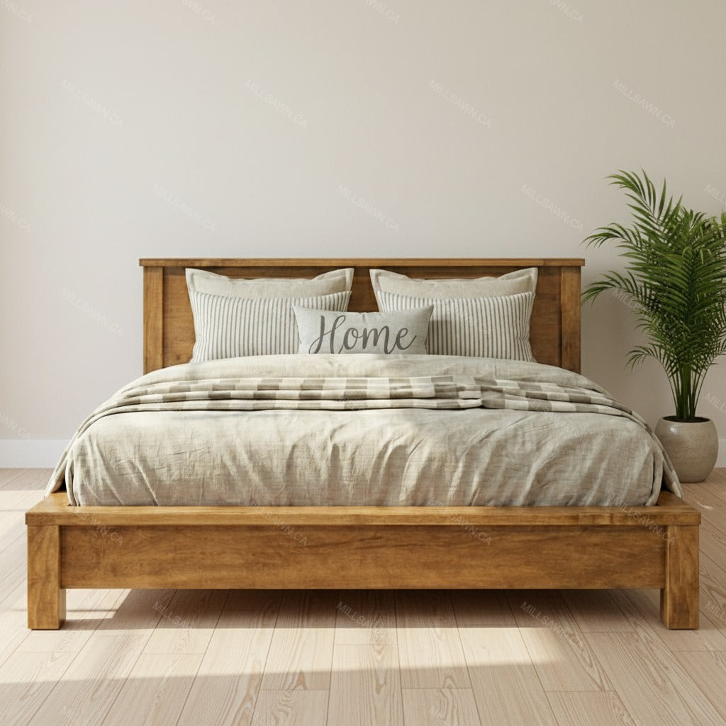 Nara Solid Wood Platform Bed