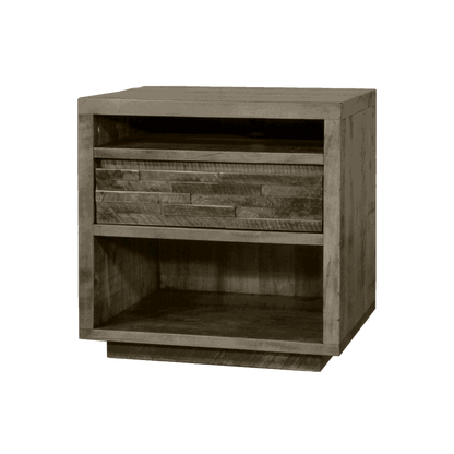 Ledge Rock Solid Wood 1 Drawer Nightstand