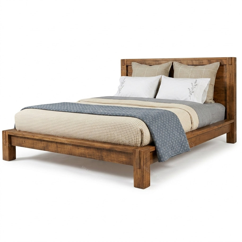 Orion Solid Wood Platform Bed