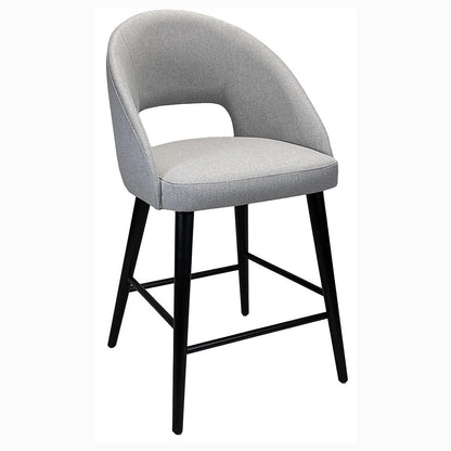 Orlie Upholstered Solid Wood Bar Chair
