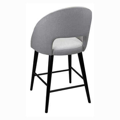 Orlie Upholstered Solid Wood Bar Chair