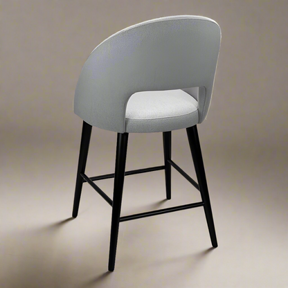 Orlie Upholstered Solid Wood Bar Chair