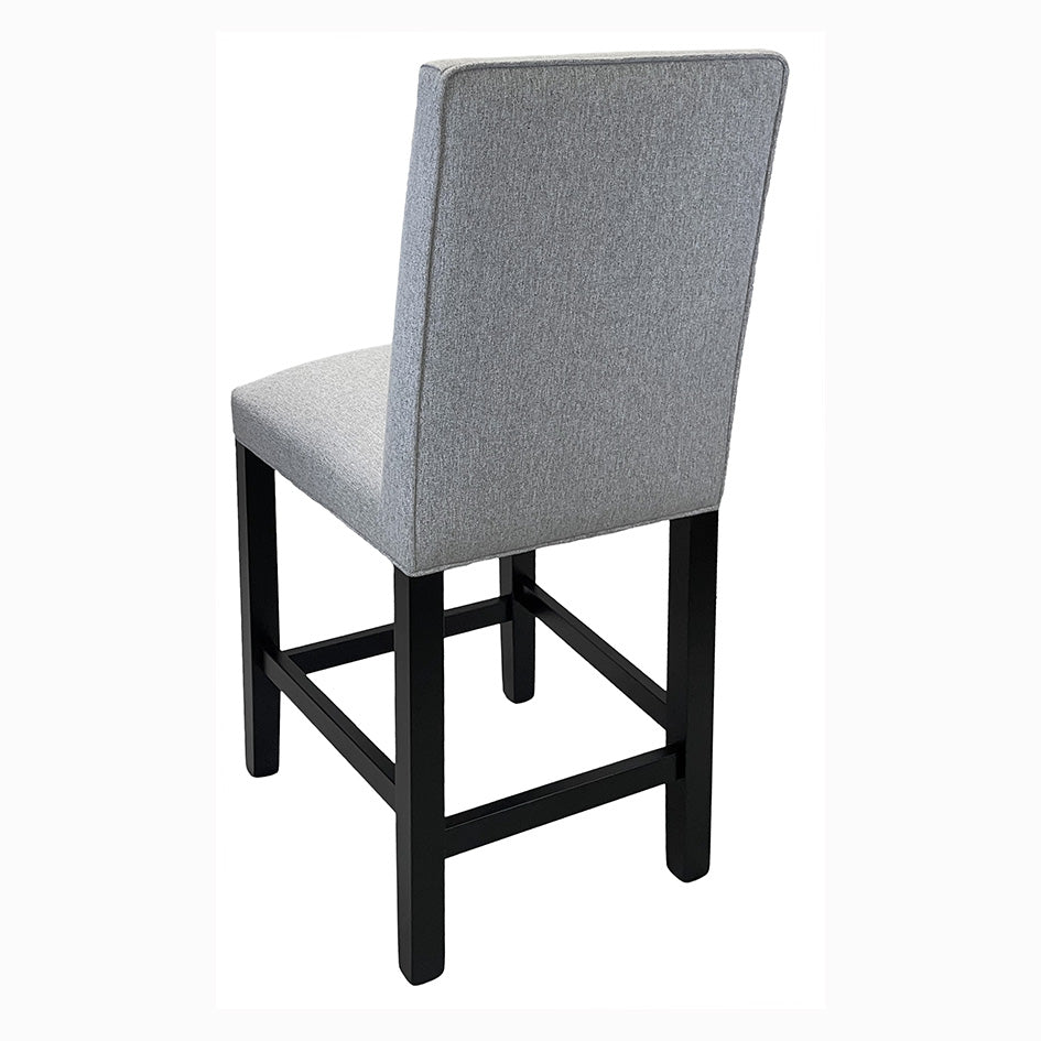 Parsons Upholstered Solid Wood Bar Chair With Piping