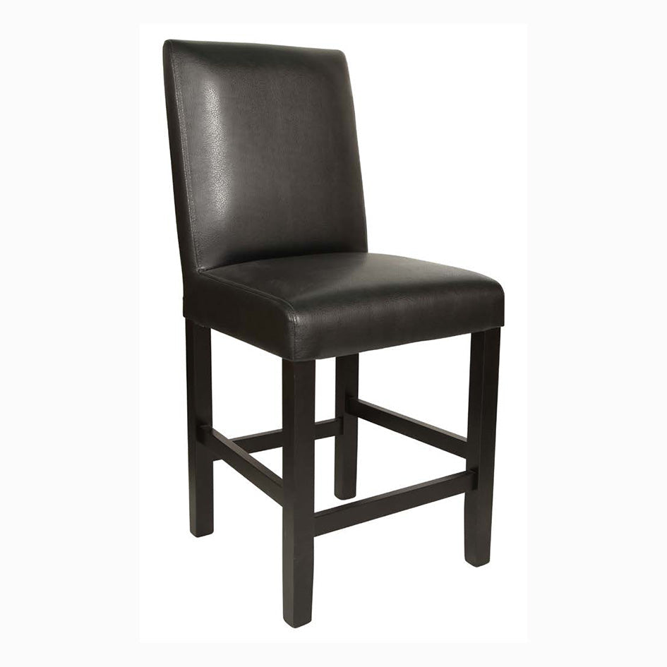 Parsons Upholstered Solid Wood Counter Chair V BACK