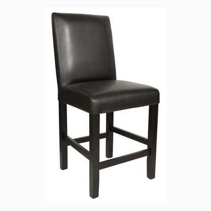 Parsons Upholstered Solid Wood Counter Chair V BACK