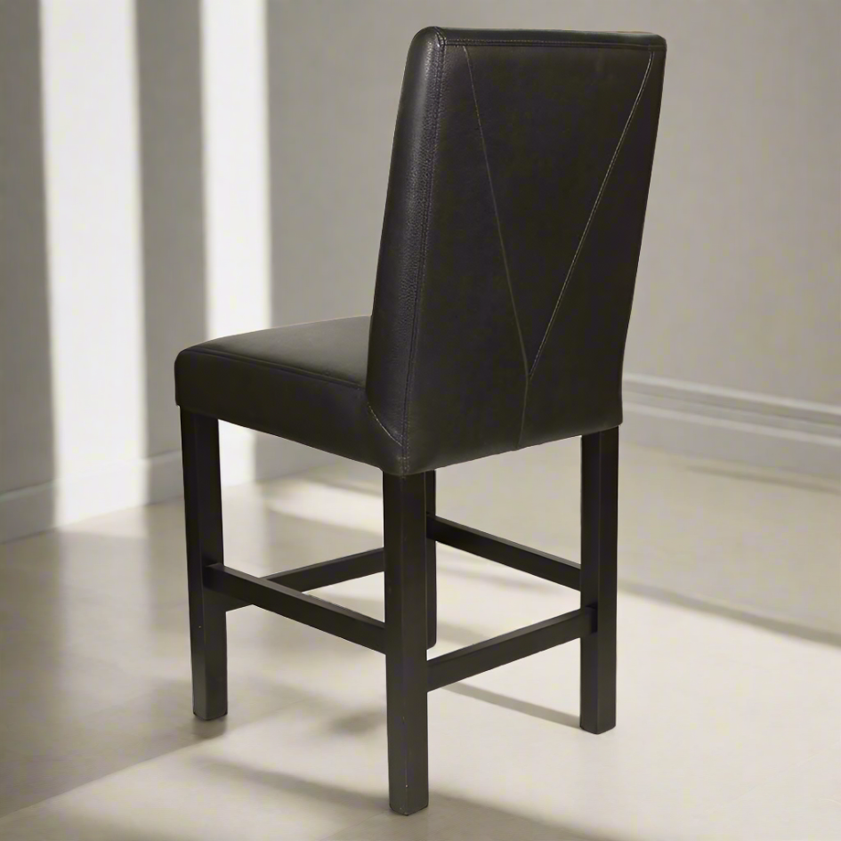 Parsons Upholstered Solid Wood Counter Chair V BACK