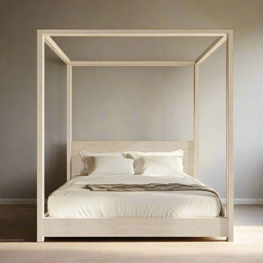 Pintura Solid Wood Bed