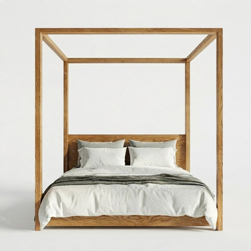 Lit en bois massif Pintura