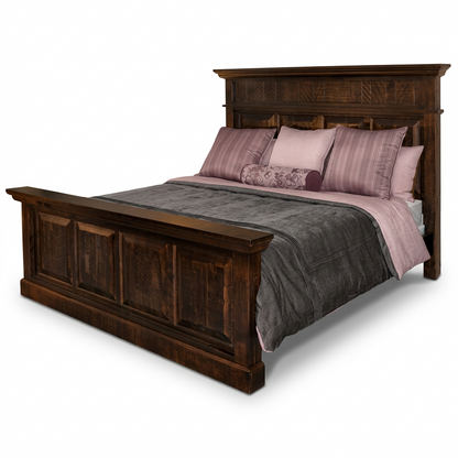 Rustic Philippe Solid Wood Bed