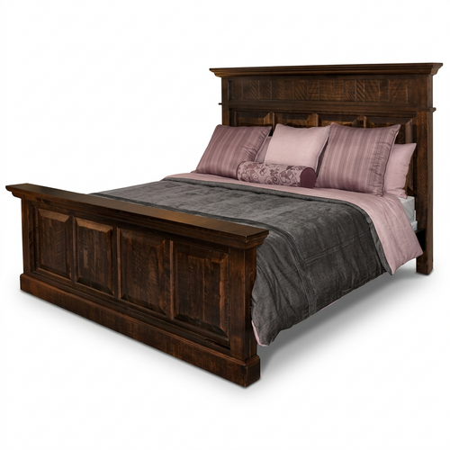 Rustic Philippe Solid Wood Bed