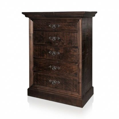 Rustic Philippe Solid Wood Chest | Highboy