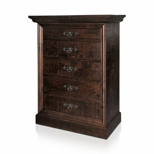 Rustic Philippe Solid Wood Chest | Highboy
