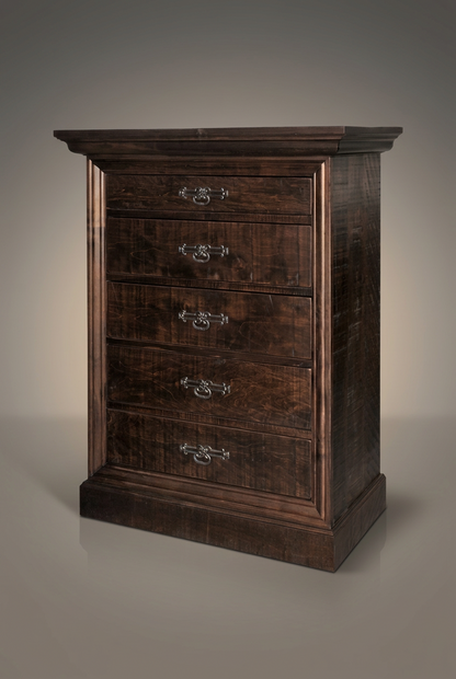 Rustic Philippe Solid Wood Chest | Highboy