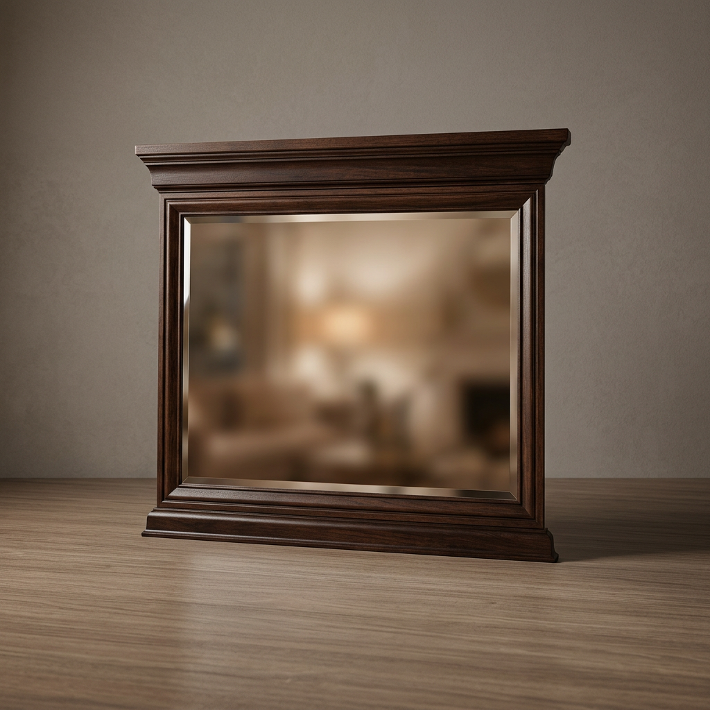 Rustic Philippe Solid Wood Mirror