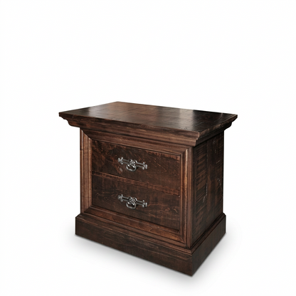 Rustic Philippe Solid Wood Nightstand