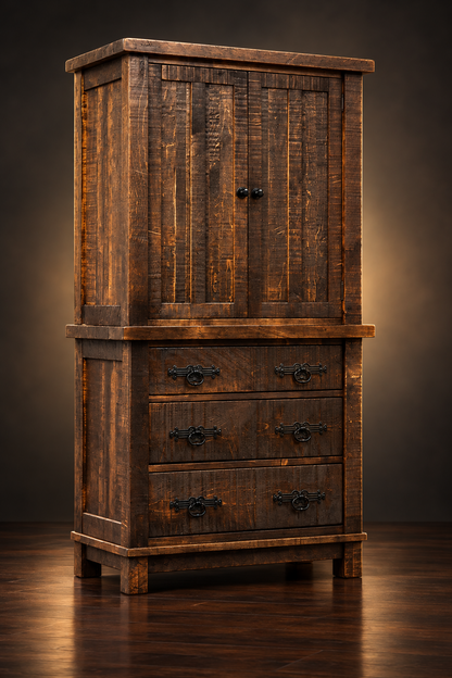 Ranch Solid Wood Armoire