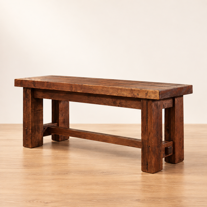 Banc en bois massif Ranch
