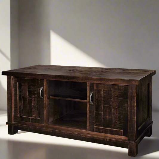 Ranch Solid Wood Media Stand