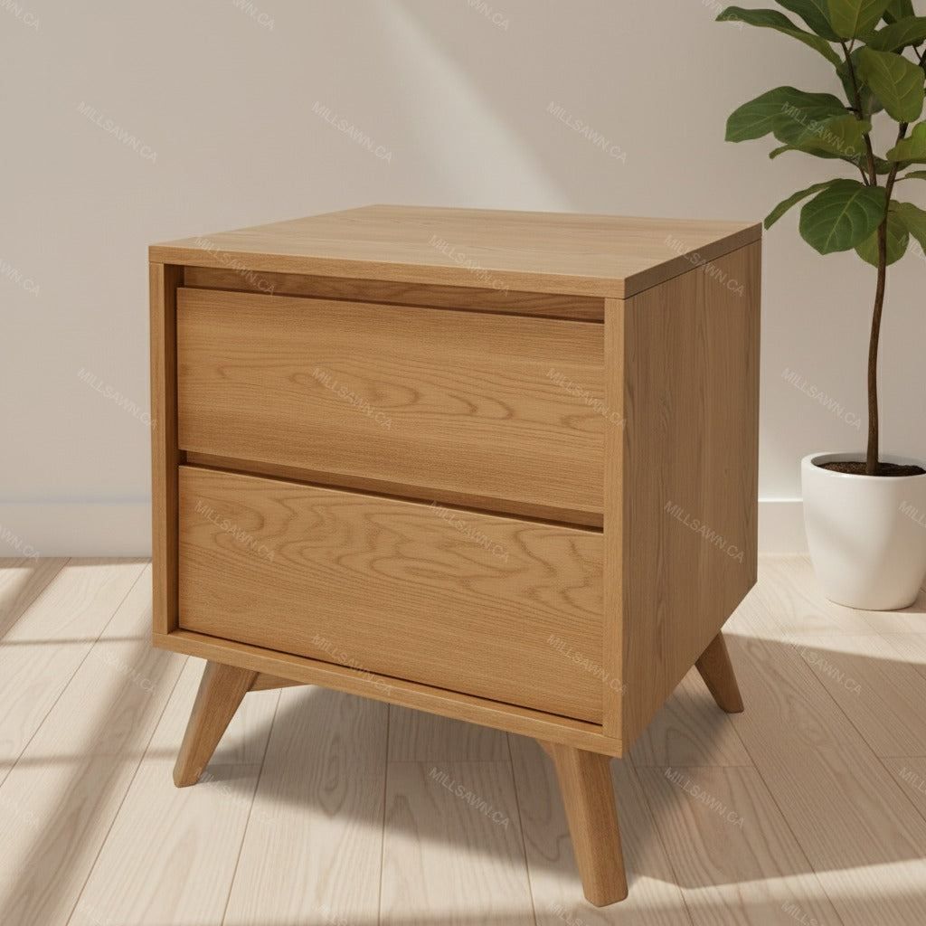 Reve Solid Wood Nightstand