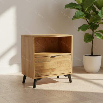 Yukon Solid Wood Nightstand