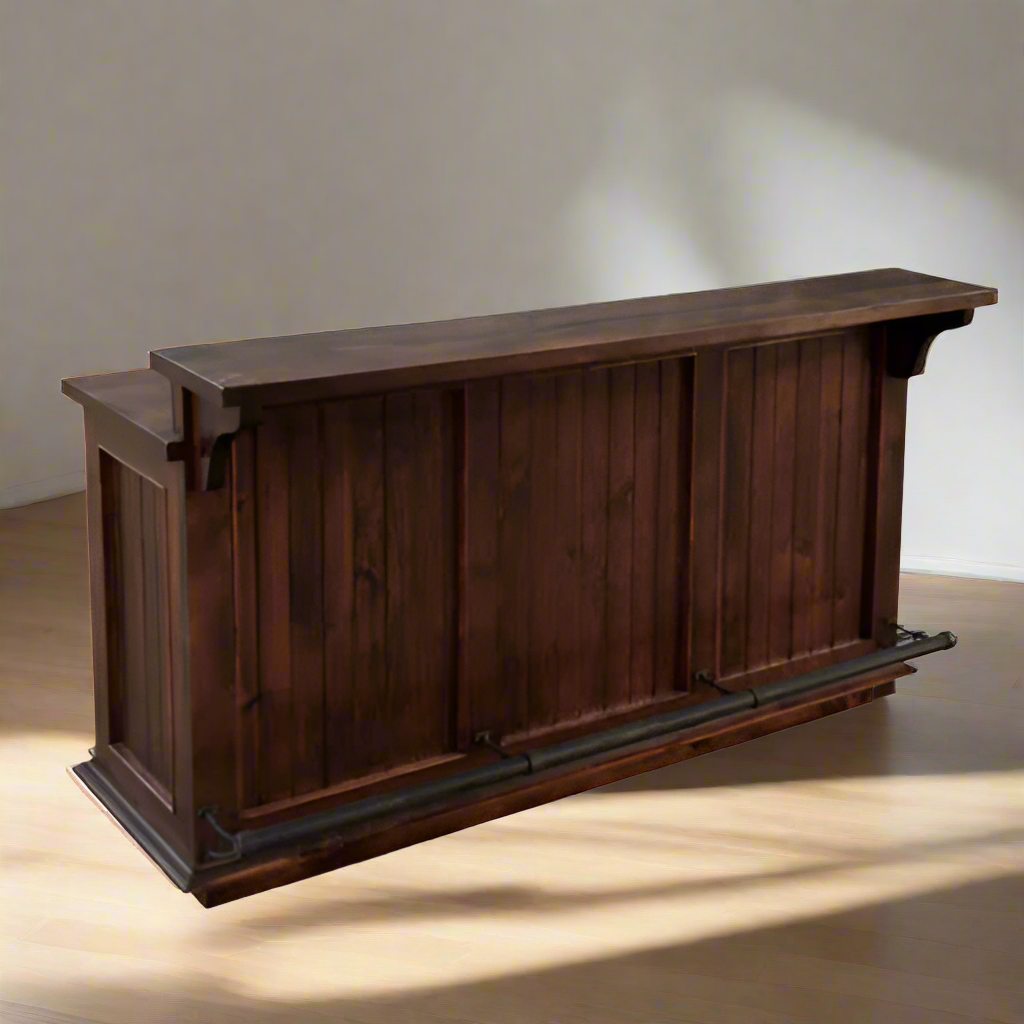 Kenn Solid wood Split Level Bar