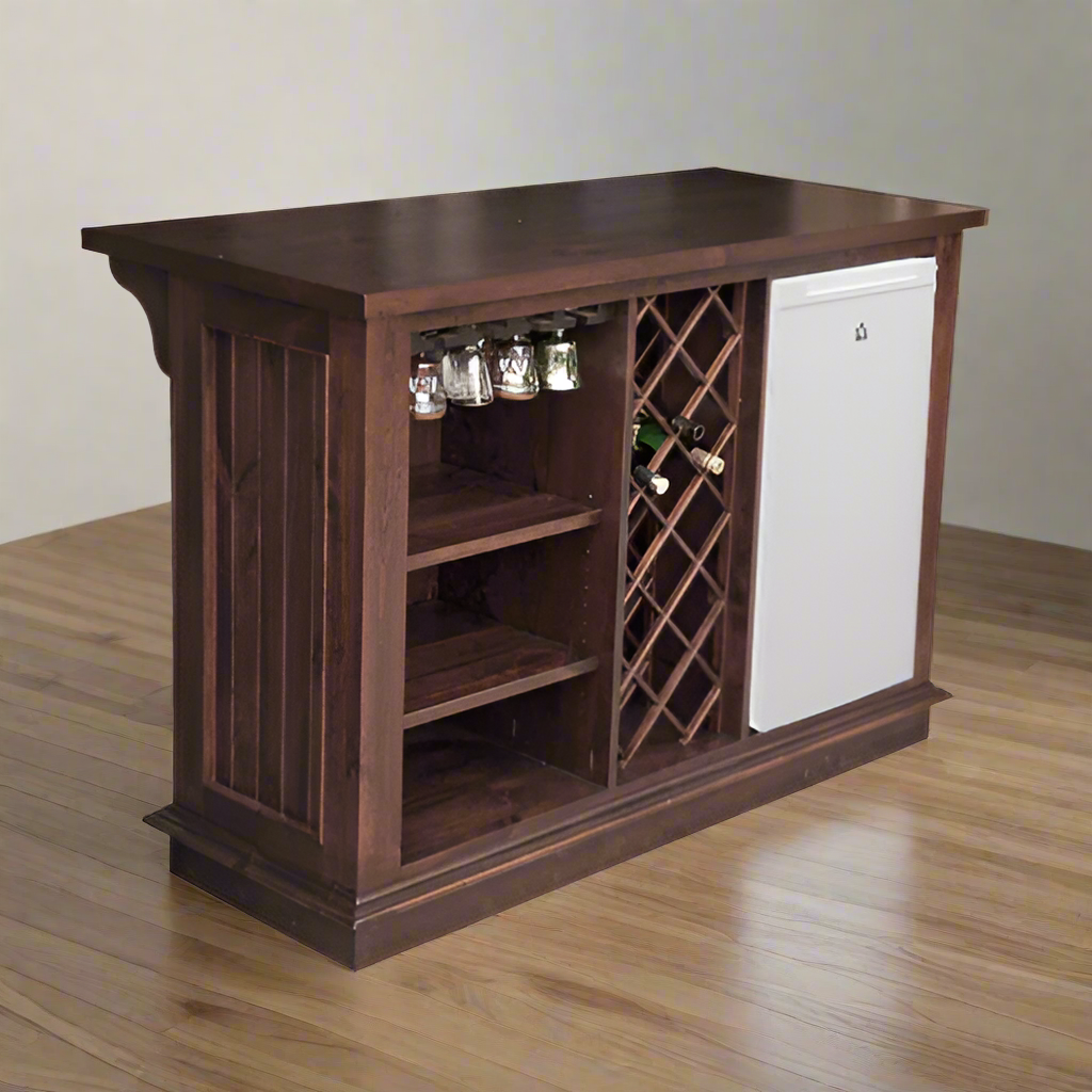 Kenn Solid Wood Wine Bar