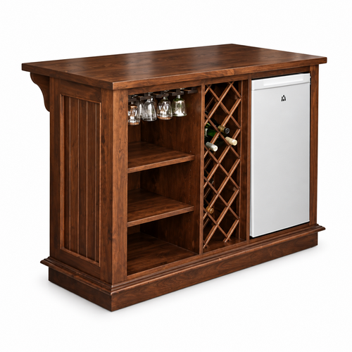 Kenn Solid Wood Wine Bar