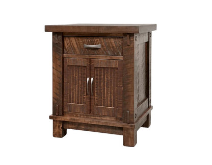 Table de chevet en bois massif Timber