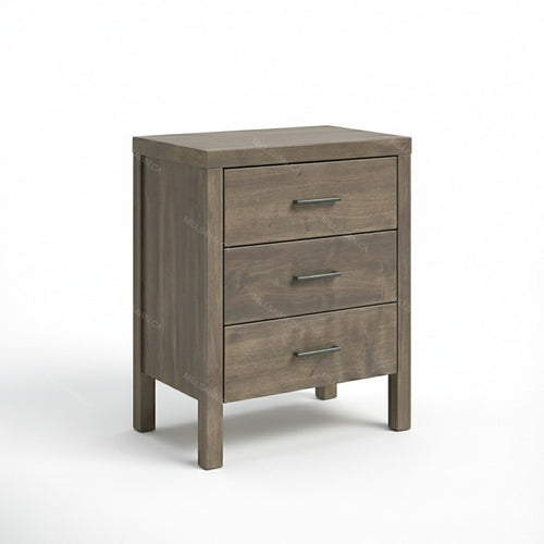 Table de chevet en bois massif Senora