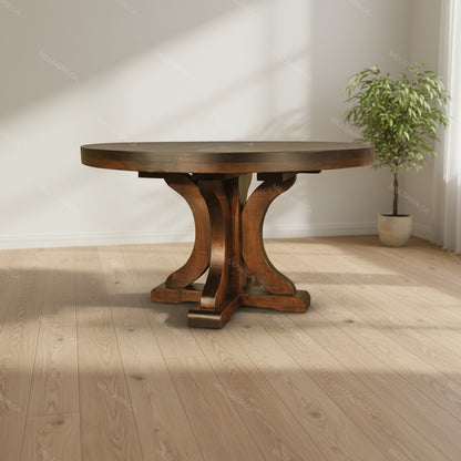 Carlisle Solid Wood Round Dining Table
