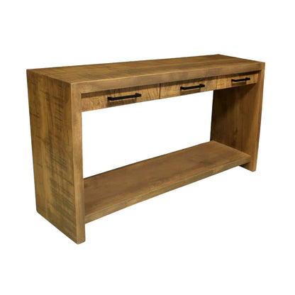 Luxora Solid Wood Sofa Table W/ Drawers