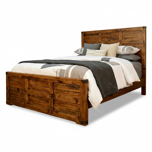 Strand Solid Wood Bed