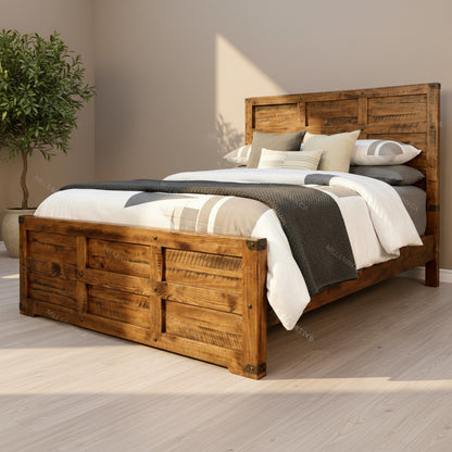 Strand Solid Wood Bed