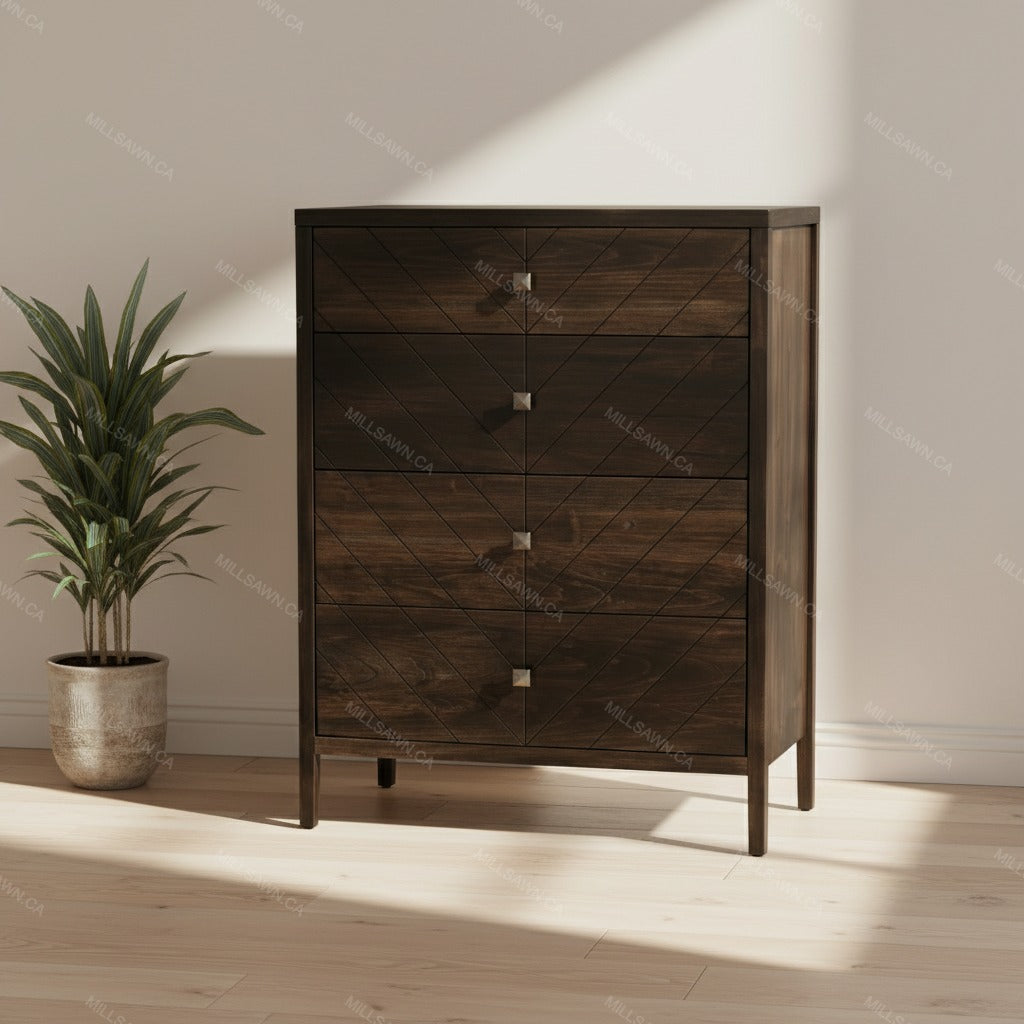 Tanner Solid Wood Chest | Highboy