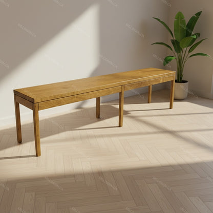 Tanner Solid Wood Bench