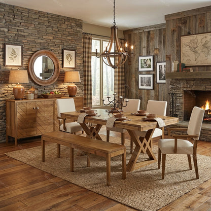 Tanner Wood Dining Table