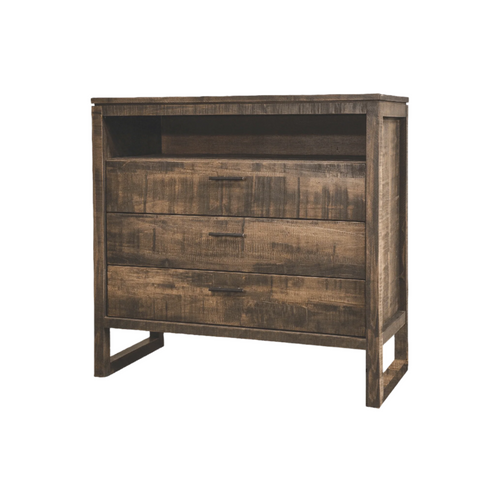 Tempus Solid Wood Chest w/Shelf