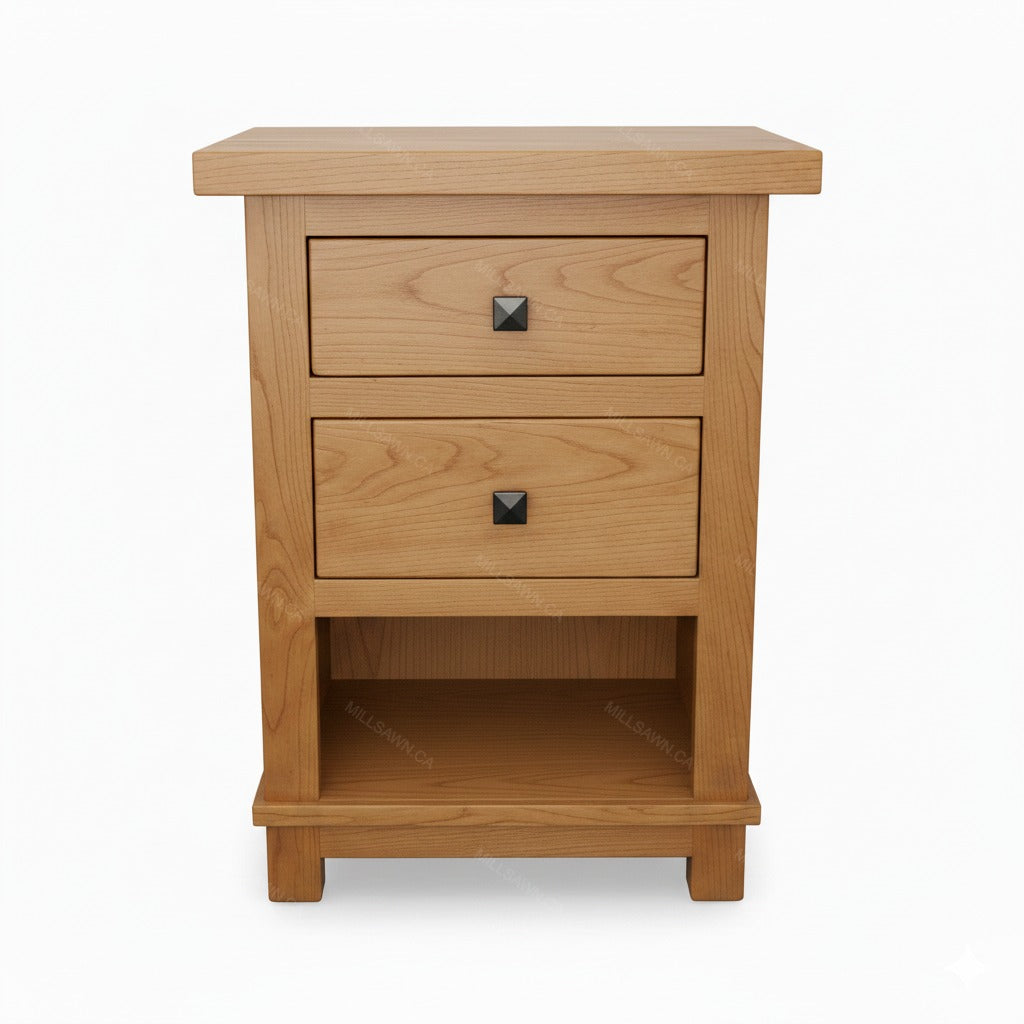 Terra Solid Wood Nightstand