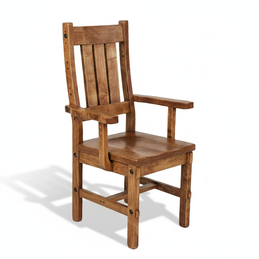 Strand Single Pedestal Solid Wood Dining Set