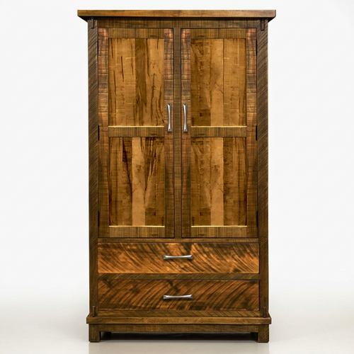 Urban Farmhouse Solid Wood Armoire