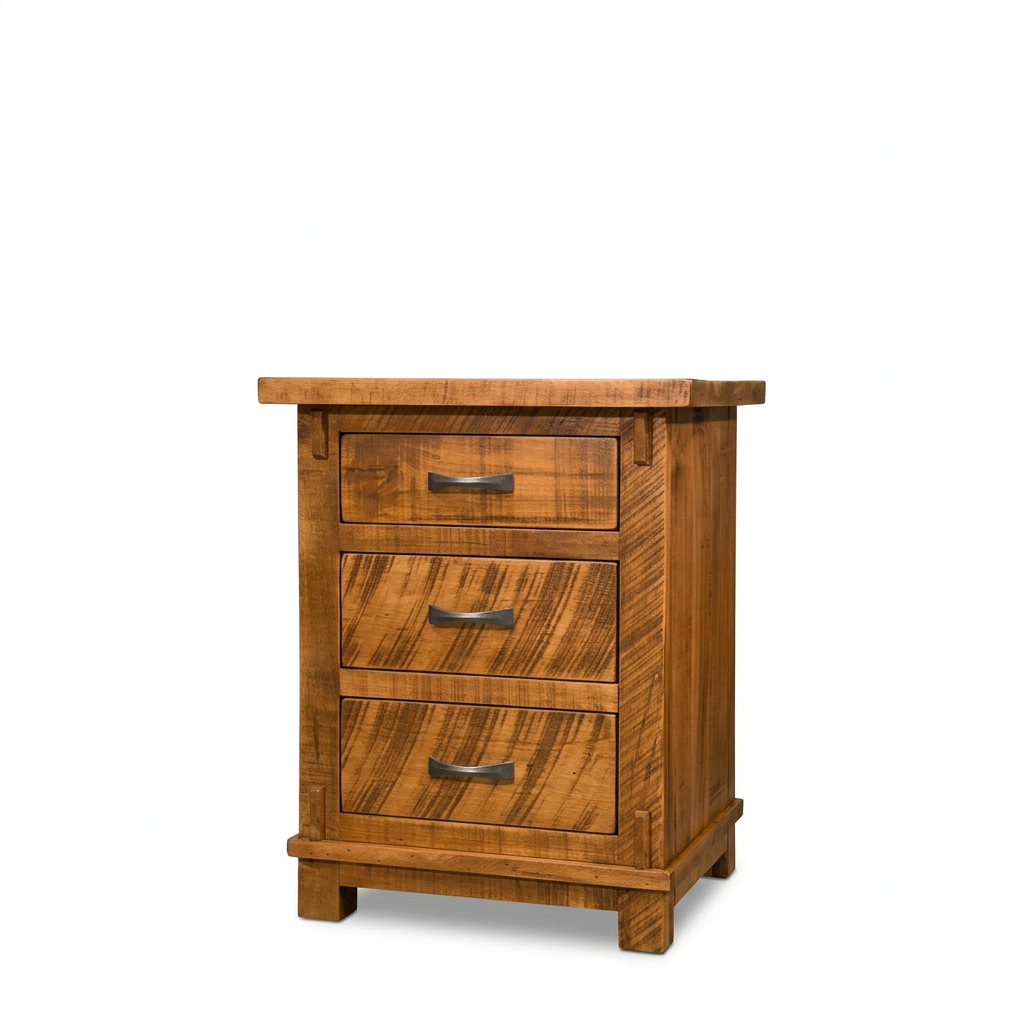 Urban Farmhouse Solid Wood Nightstand