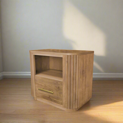 Vallery Solid Wood Nightstand