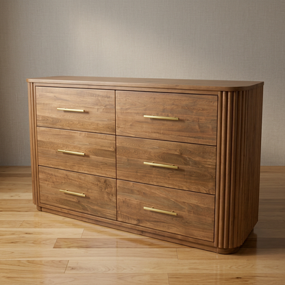 Vallery Solid Wood Dresser