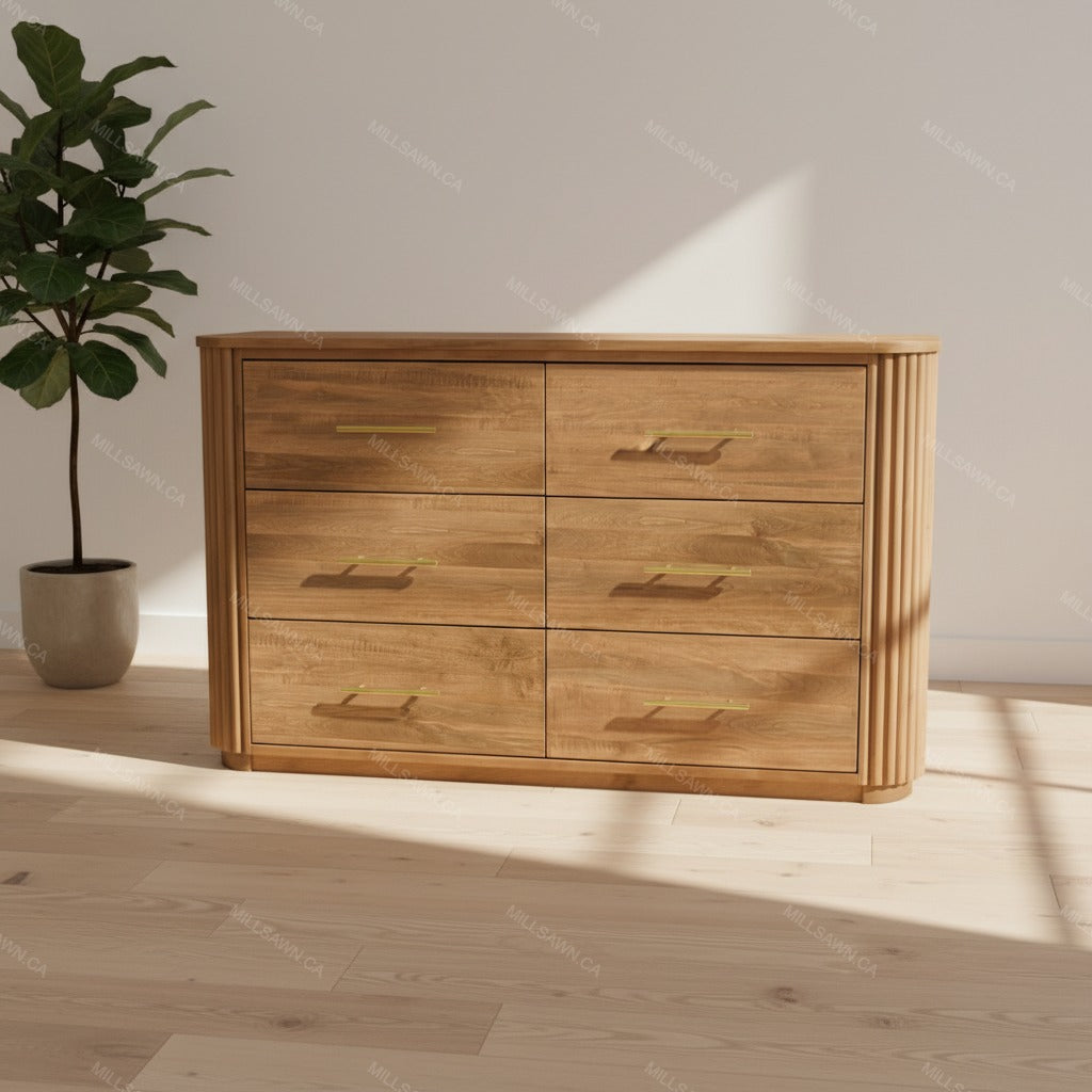 Vallery Solid Wood Dresser