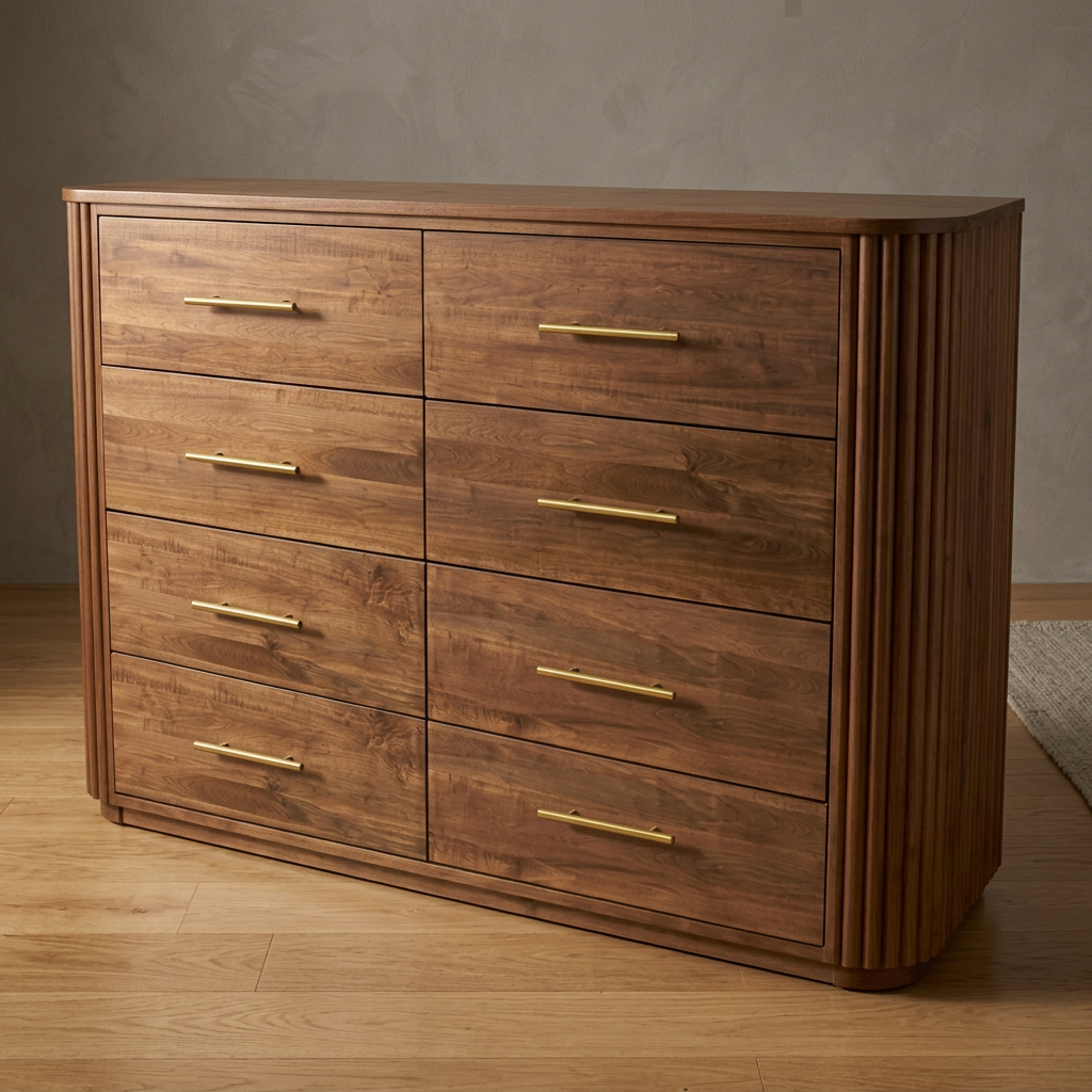 Vallery Solid Wood Dresser