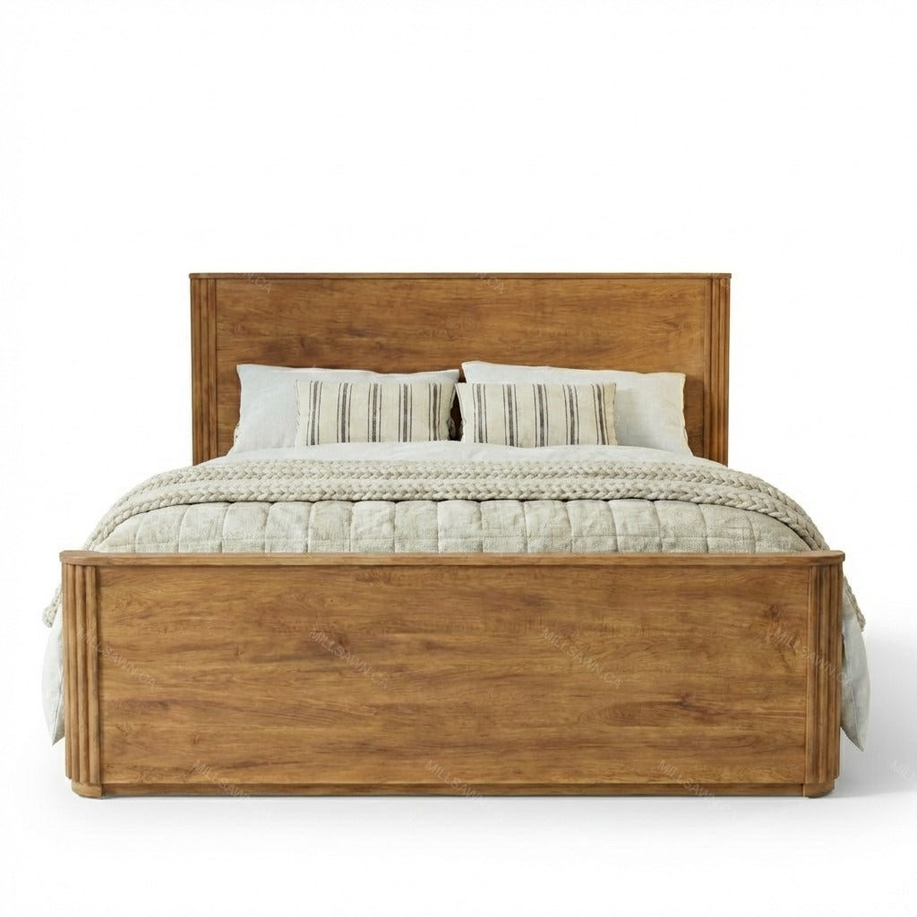 Vallery Solid Wood Bed